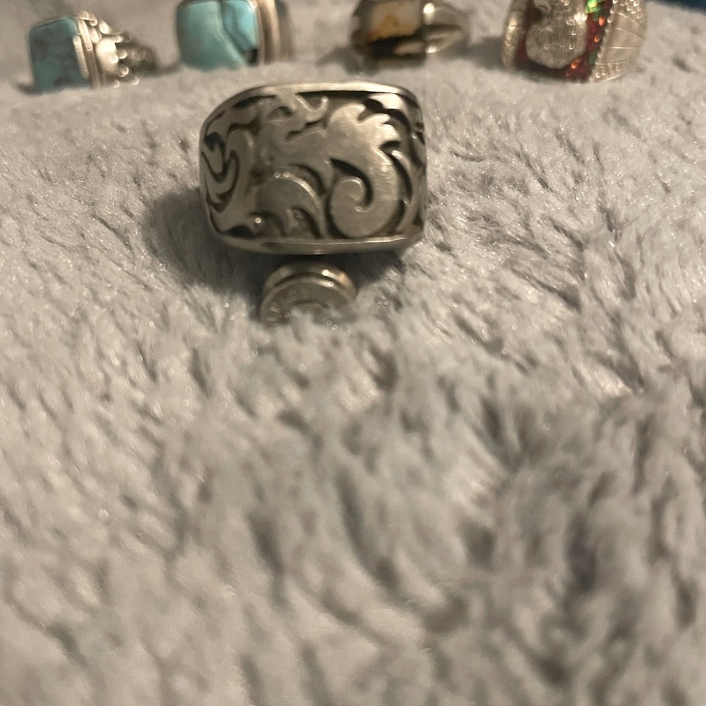 Edward Mirell- black titanium signet ring